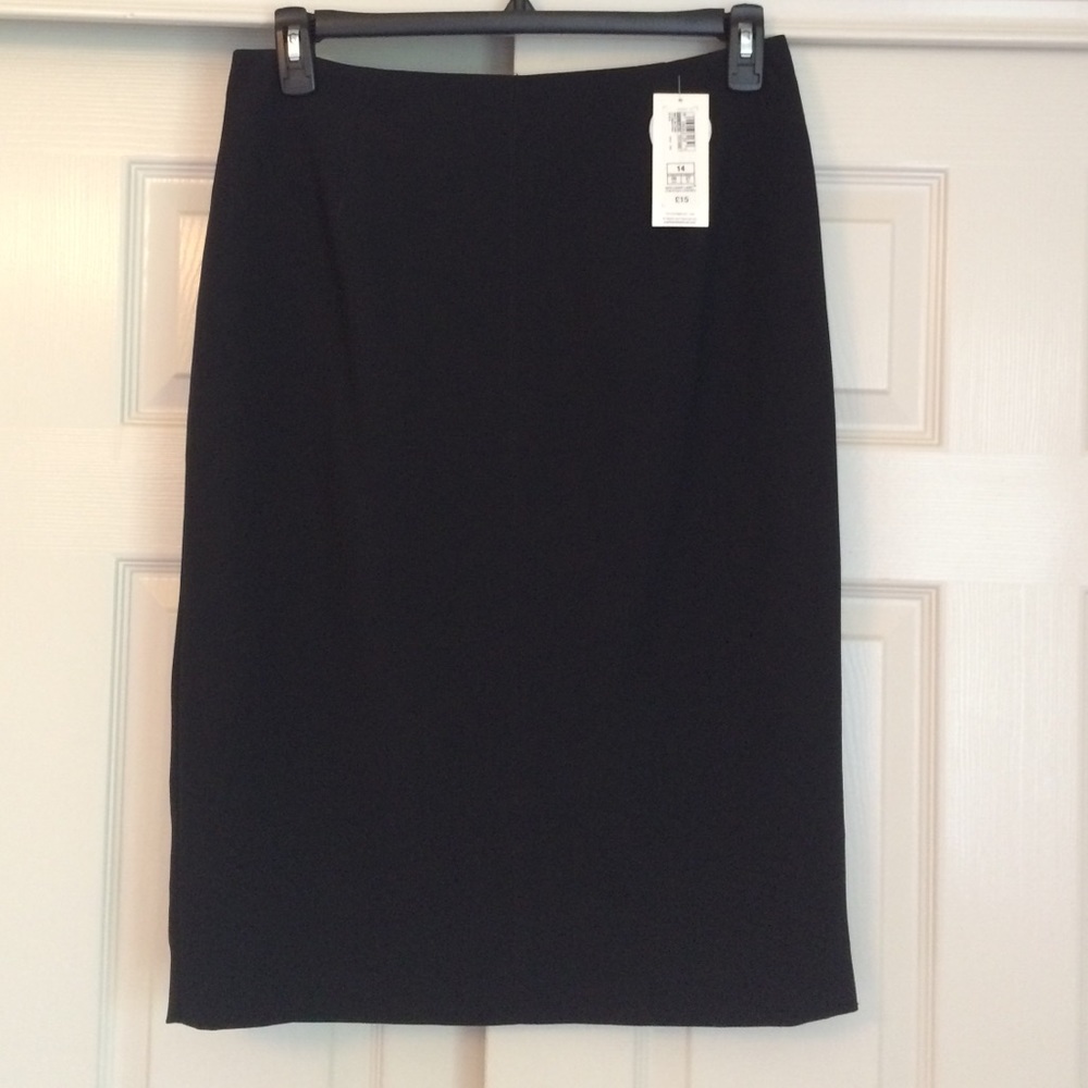 NWT Classic Black Pencil Skirt